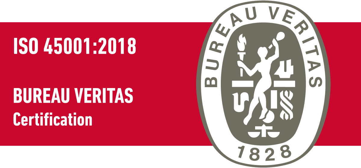 Certificado ISO 45001:2018 Bureau Veritas